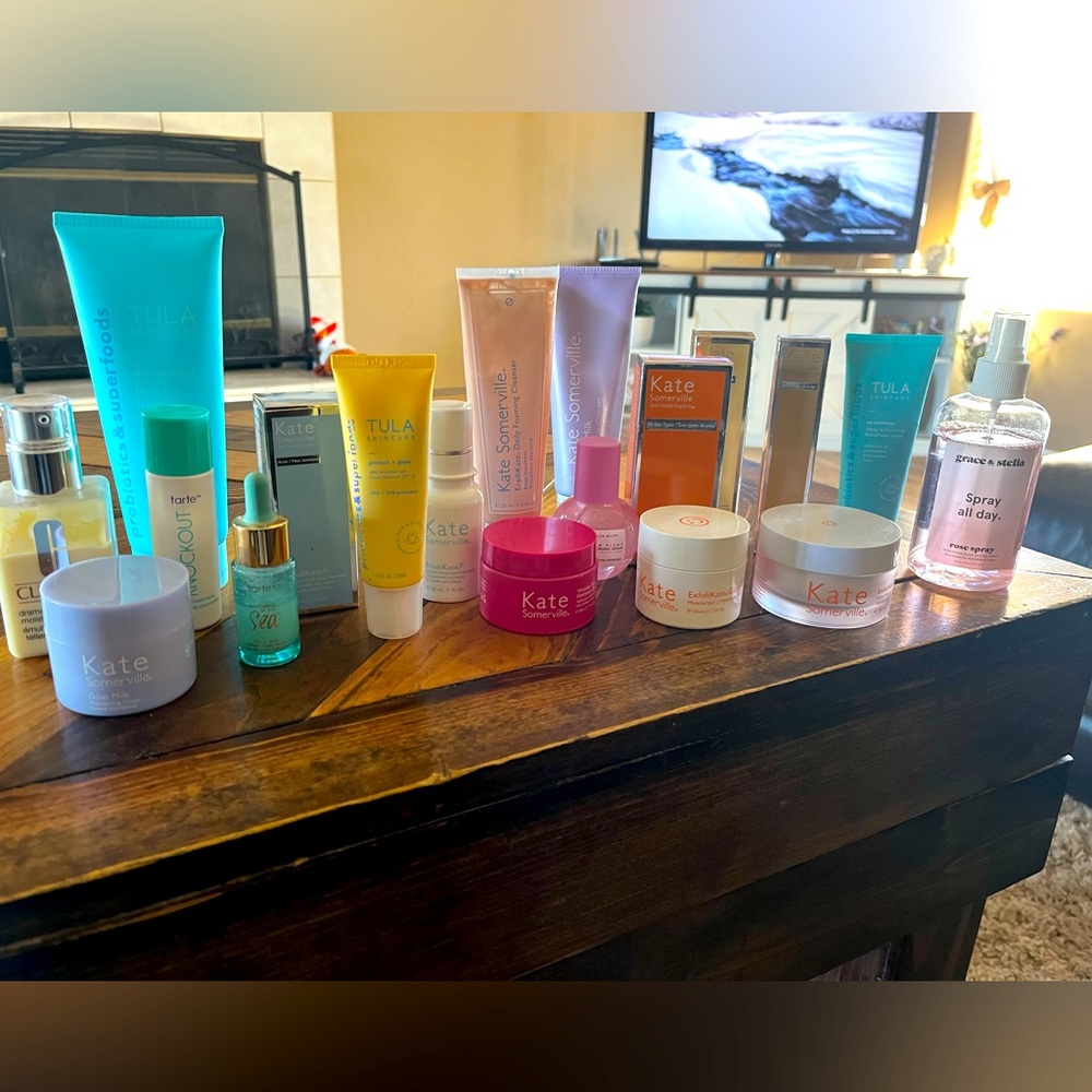 Kate Somerville, Tarte, Tula, Clinique Facial Products